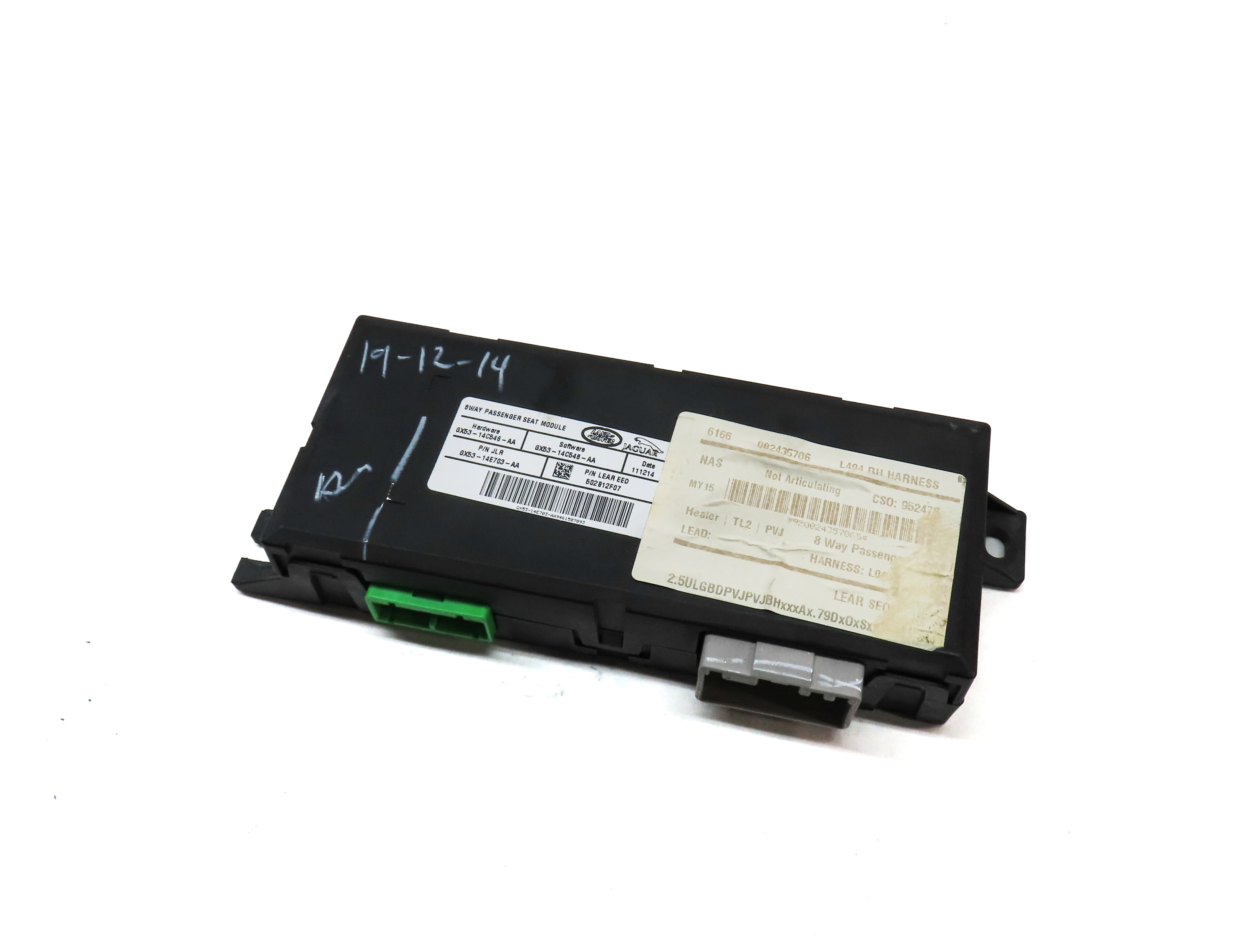 2015 LAND RANGE ROVER SPORT (L494) FRONT RIGHT PASSENGER SEAT CONTROL MODULE — exact item pictured